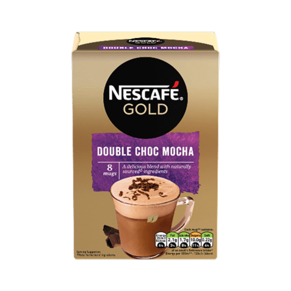 Nescafe Gold Double Choc Mocha Instant Coffee x 8 Sachets 184g