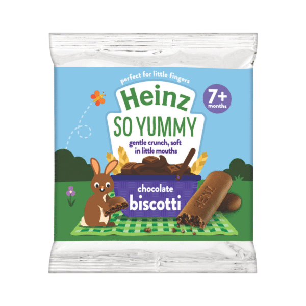 Heinz Chocolate Biscotti Snacks 7+ Months 60g