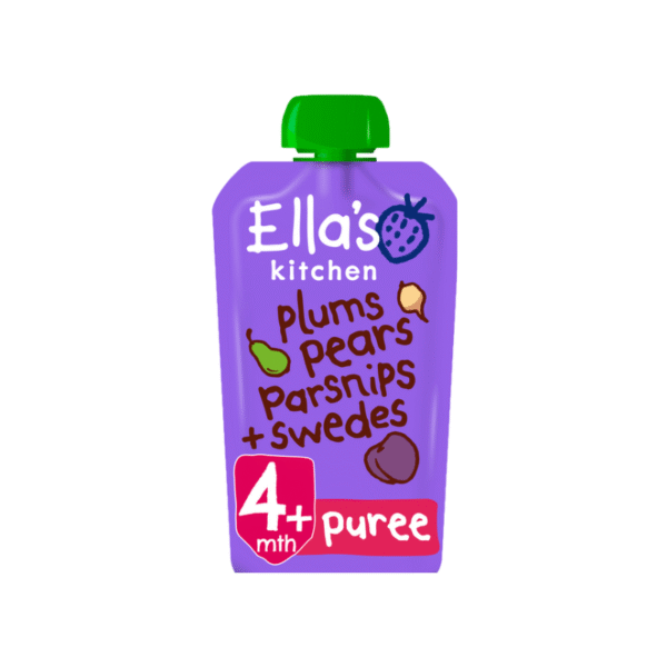 Ella's Kitchen Plums, Pears, Parsnips and Swedes 4+ Months 120g