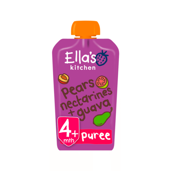 Ella's Kitchen Pears, Nectarines and Guava 4+ Months 120g