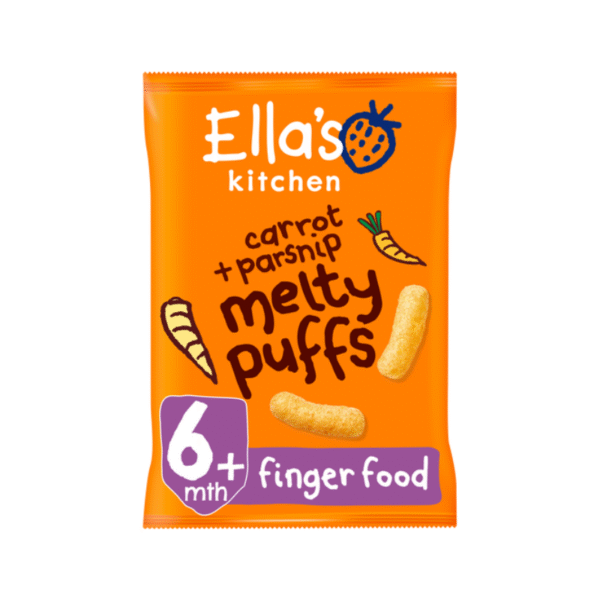 Ella's Kitchen Organic Carrot & Parsnip Melty Puffs 6+ Months 20g