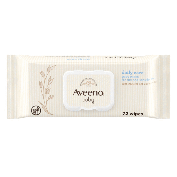 Aveeno Baby Daily Care 72 Baby Wipes Pack