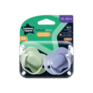 Tommee Tippee Natural Cherry Latex Soother 18-36m 2pk
