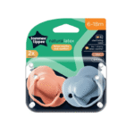 Tommee Tippee Natural Cherry Latex Soother 6-18m 2pk