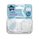 Tommee Tippee Night Time Orthodontic Soother 0-6m 2pk