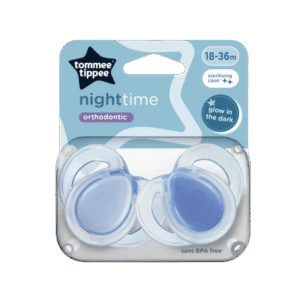 Tommee Tippee Night Time Orthodontic Soother 18-36m 2pk