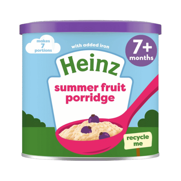 Heinz Summer Fruit Porridge Baby Food 7m+ 220g