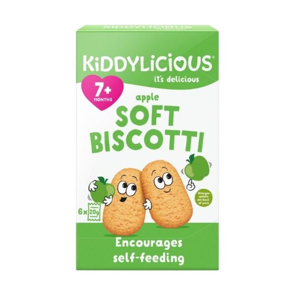 Kiddylicious Apple Soft Biscotti 120g