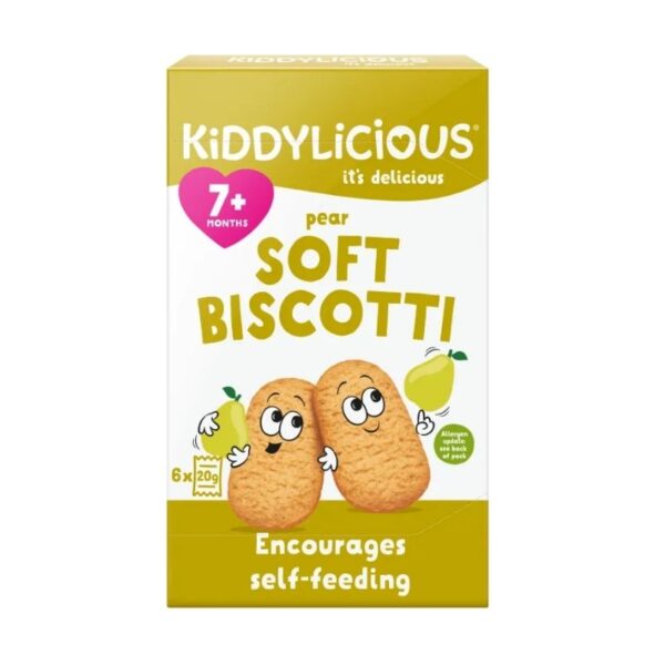 Kiddylicious Pear Soft Biscotti 120g